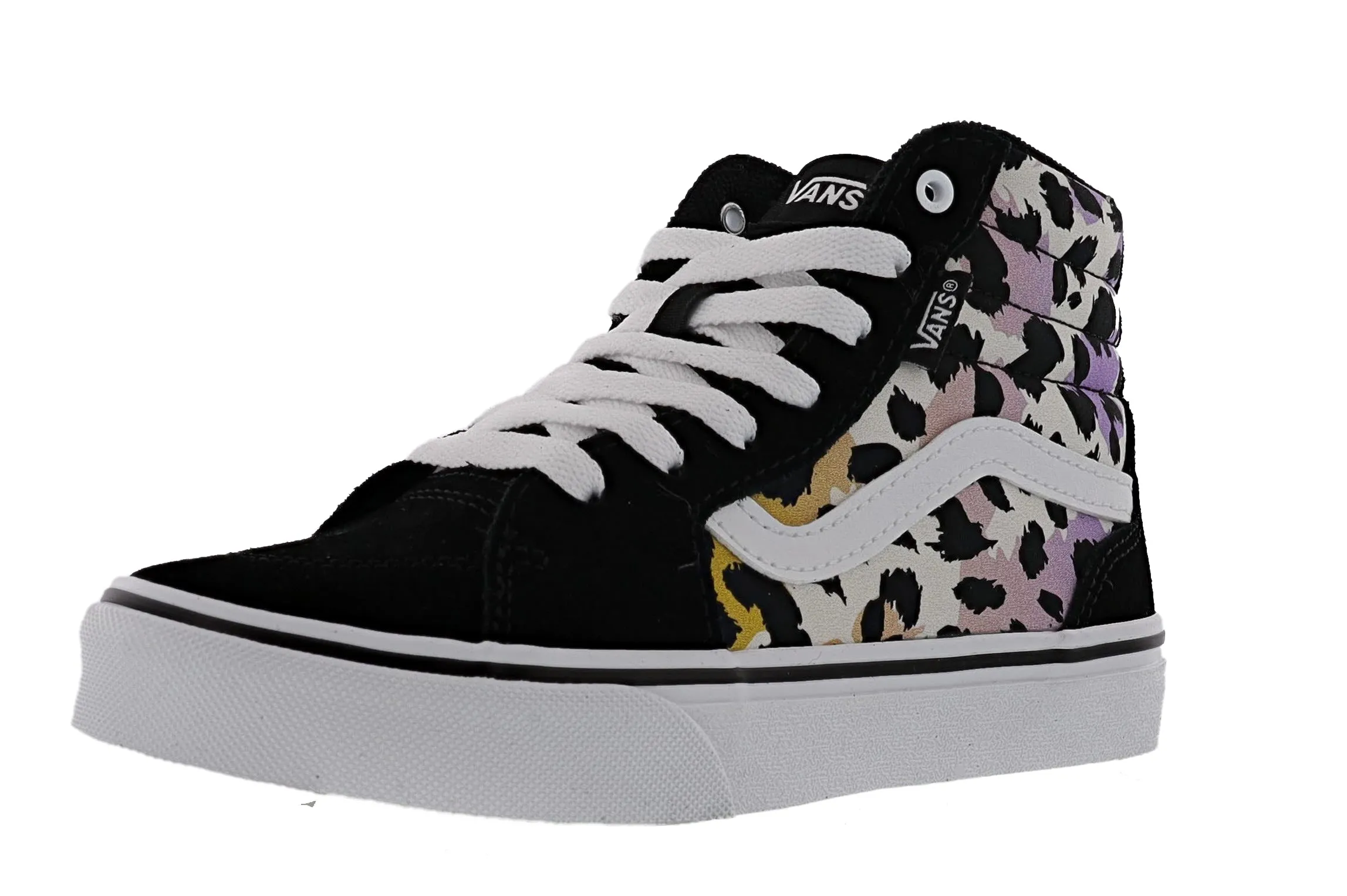 Vans Kids Filmore Hi Top Graphic Print Lace Up Shoes