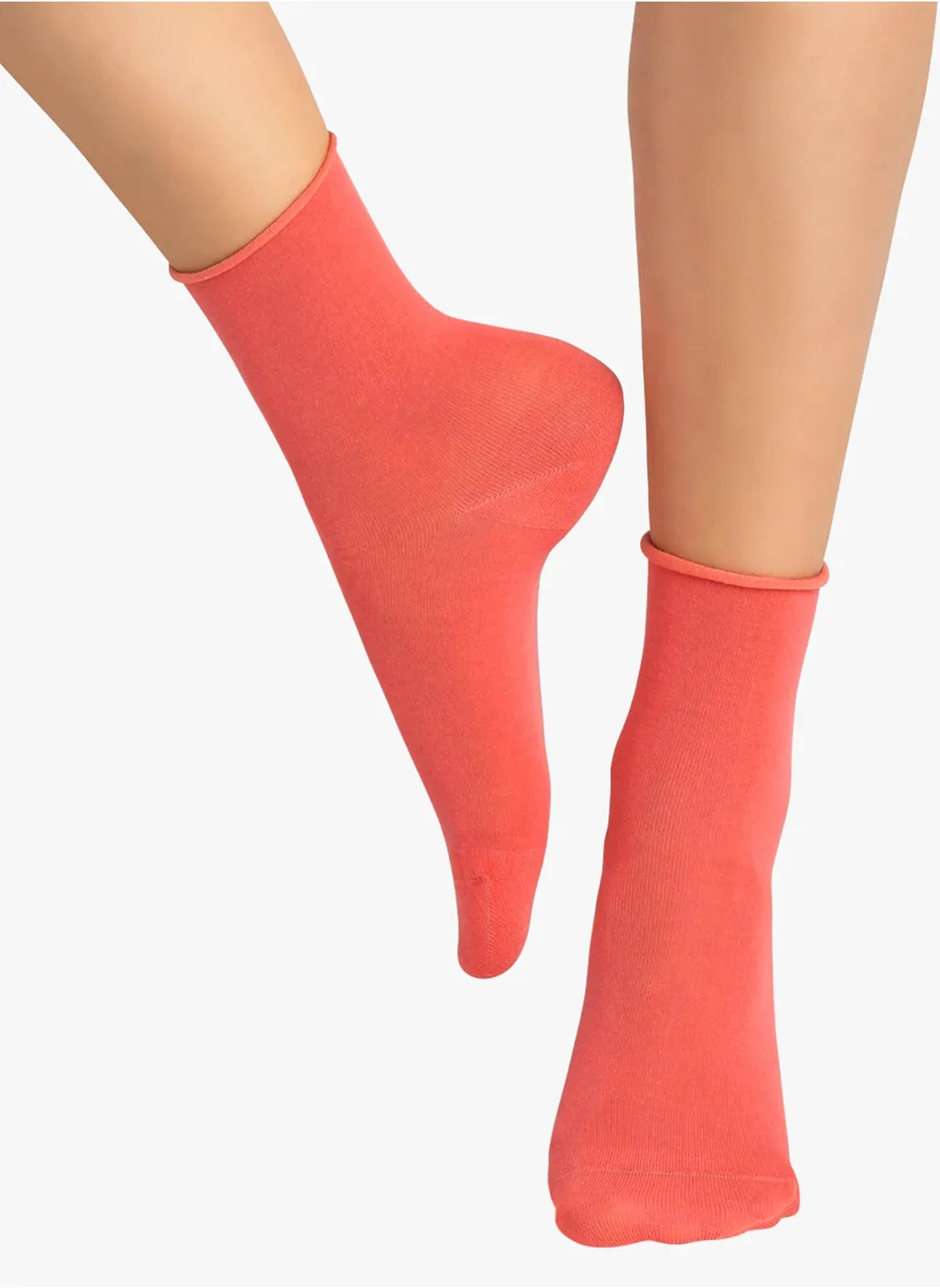 Velvet Cotton Ankle Socks Petunia