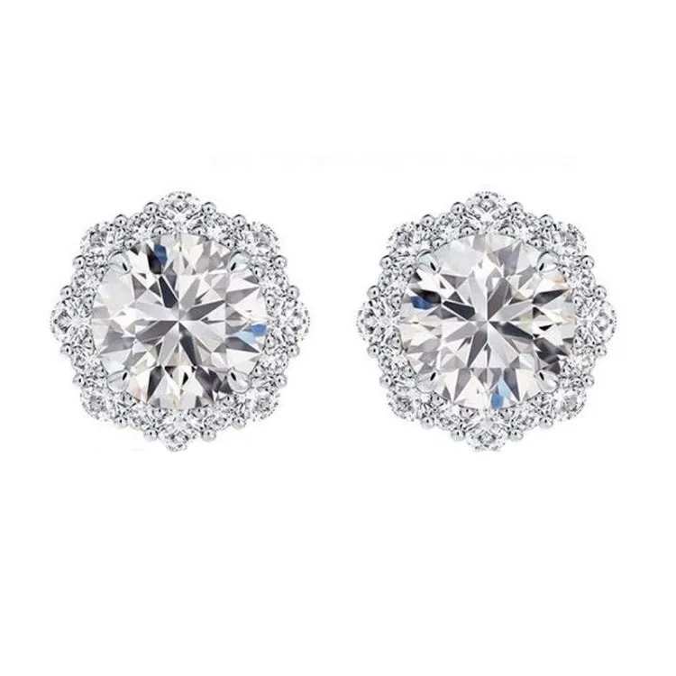 White Gold Earring Jackets