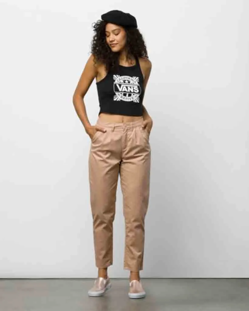 Women Cali Native Chino Pants - Tuscan