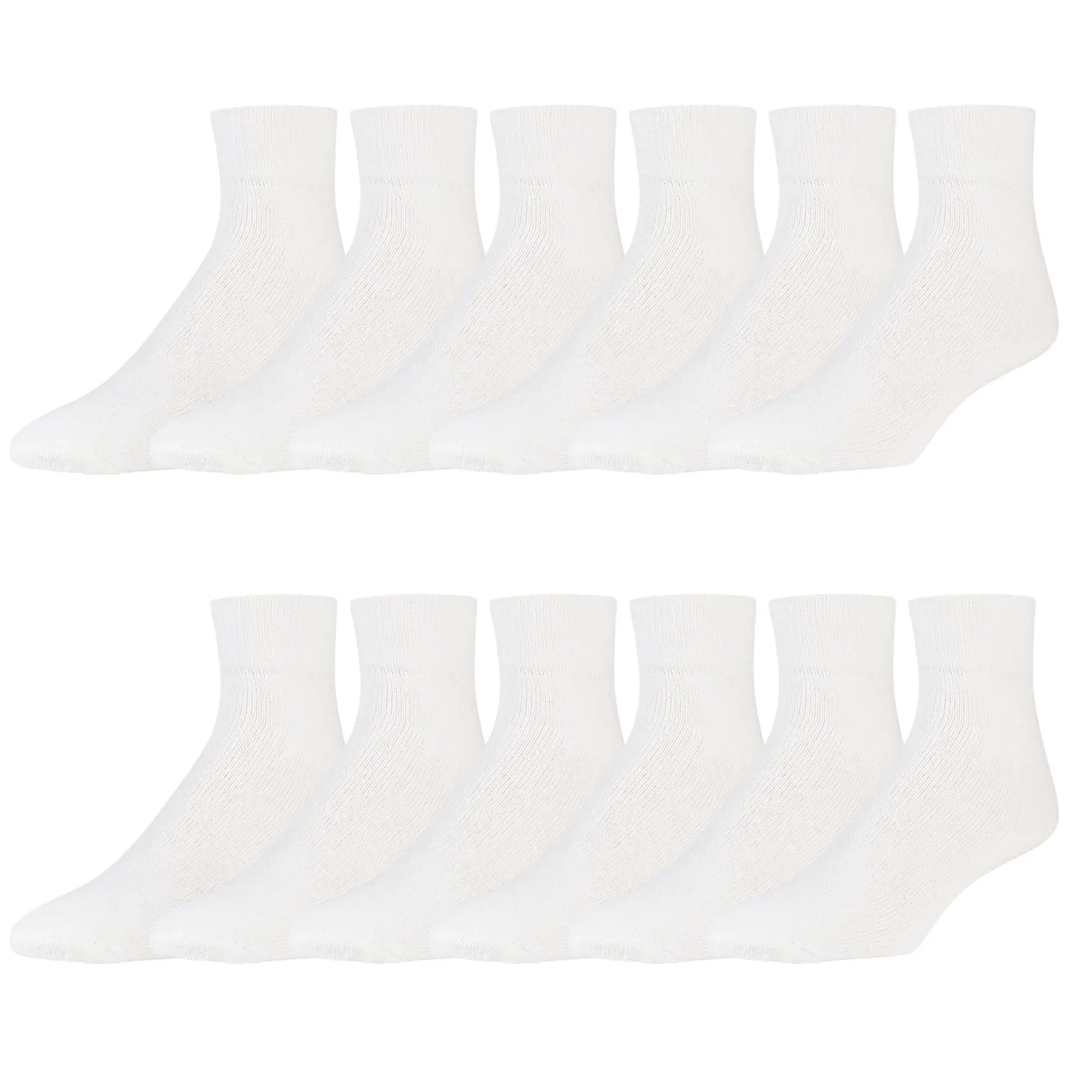 Women's Quarter Length Sports Socks, Size 9-11