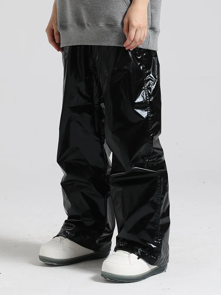 Women's Silver Dazzling Ski Pants